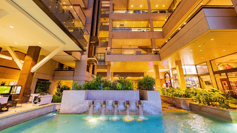 Interior of the Hyatt Regency San Antonio Riverwalk