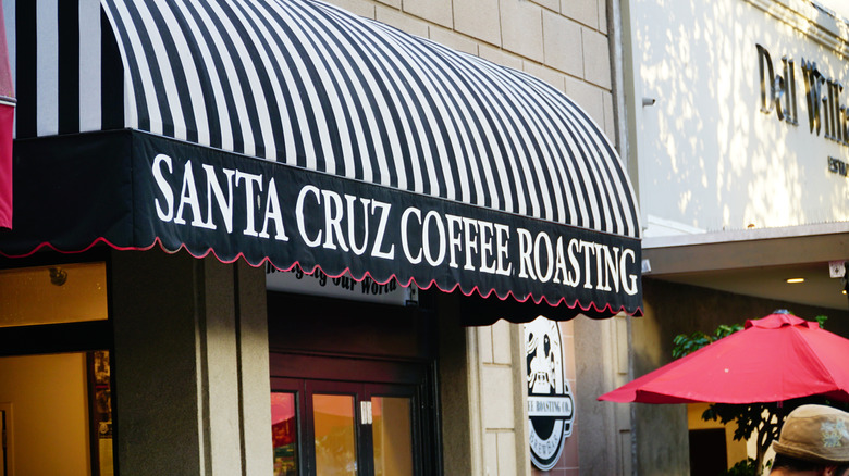 the exterior of Santa Cruz Coffee Roasting