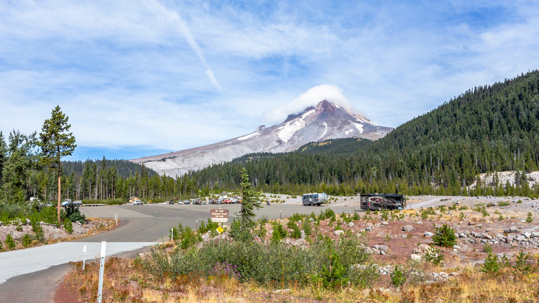 The White River West Sno-Park in Mt. Hood National Forest