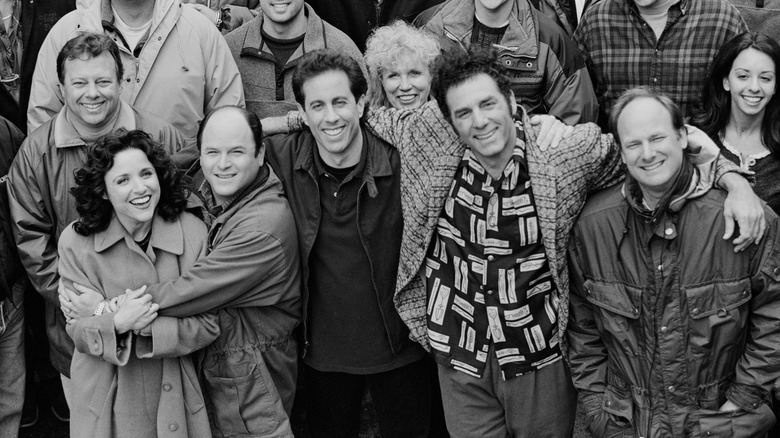 The cast of the sitcom "Seinfeld"