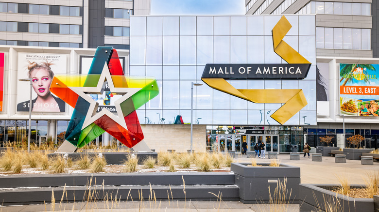 Exterior of Mall of America in Bloomington, Minnesota