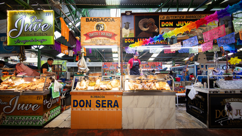 A grocery market in Mexico