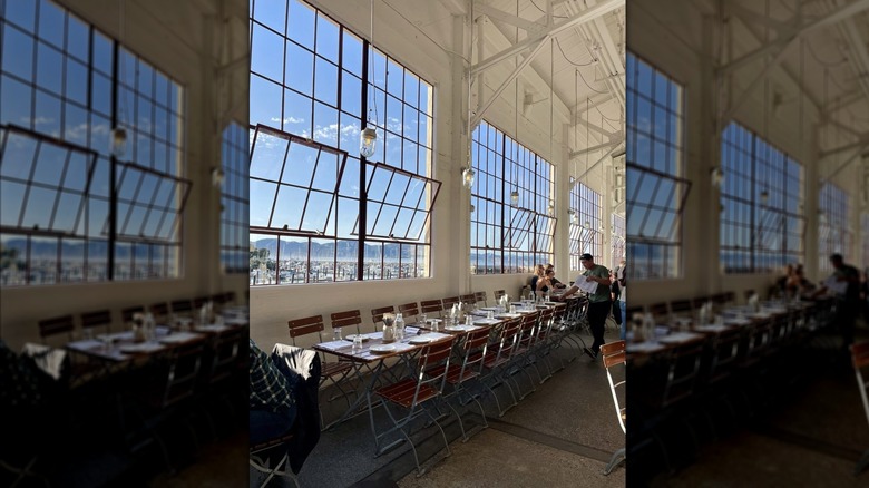 Windows and views from Radhaus in San Francisco