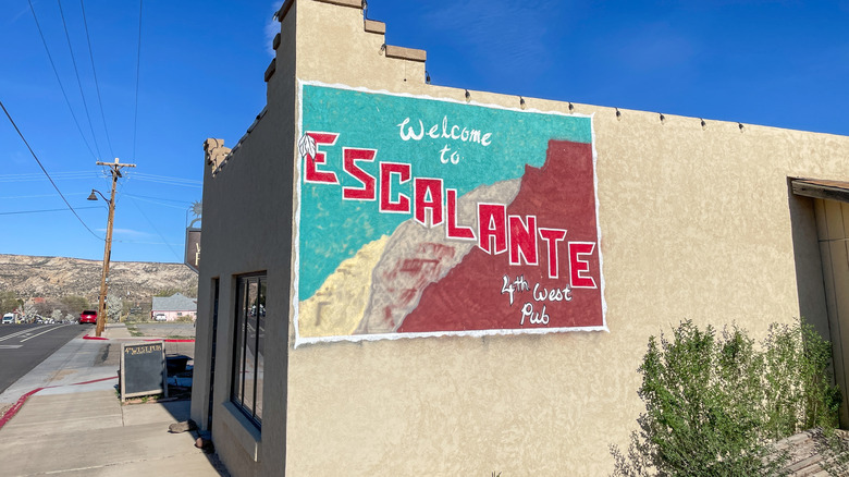 A building in the heart of Escalante, Utah