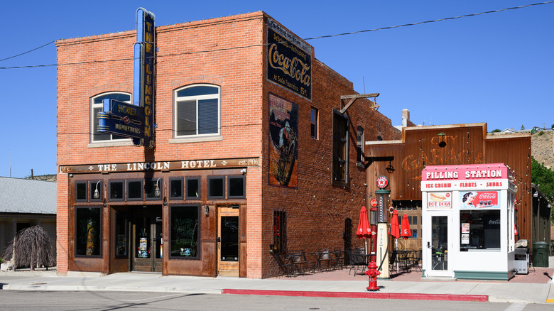An old-style building in the town of Helper