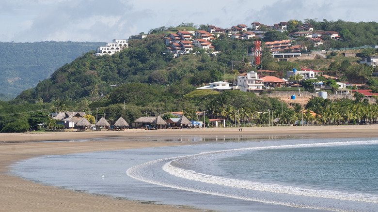 Beach view of San Juan Del Sur, Nicaragua