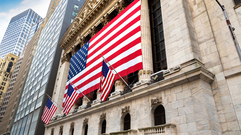 New York Stock Exchange building at Wall Street in Manhattan