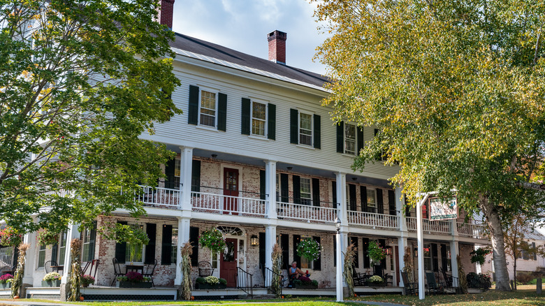The historic Grafton Inn founded in 1801 is a quintessential Vermont country inn