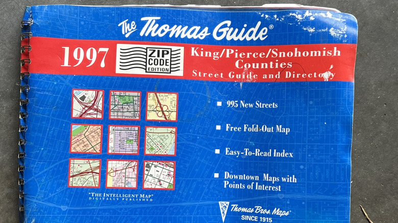 A Thomas Guide road atlas