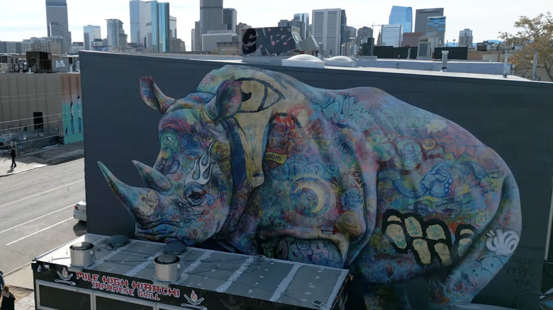 An image of a mural in the River North Arts District of Denver, Colorado