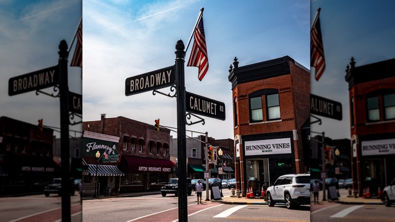 The corner of Broadway and Calumet in downtown Chesterton