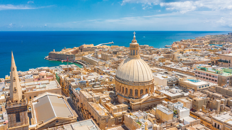 Aerial view, VAlletta, Malta