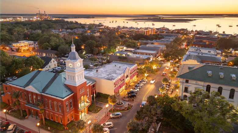 Ferdinanda Beach historic center, Amelia Island, Florida