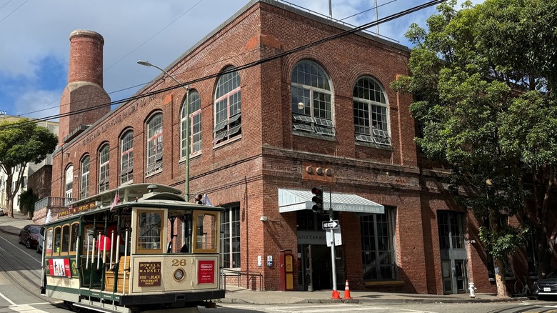 Exterior view of Cable Car Museum in San Francisco