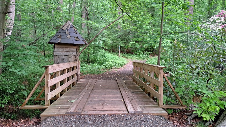 Trail at Tyler Arboretum in Media, Pennsylvania