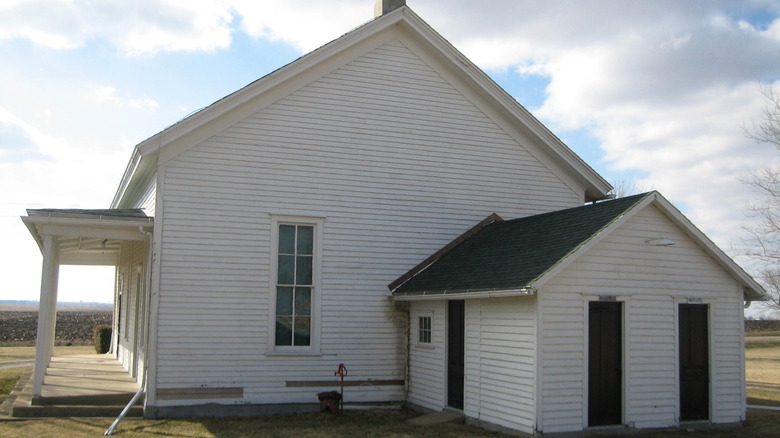 The Friends Meeting House in Benjaminville, Illinois