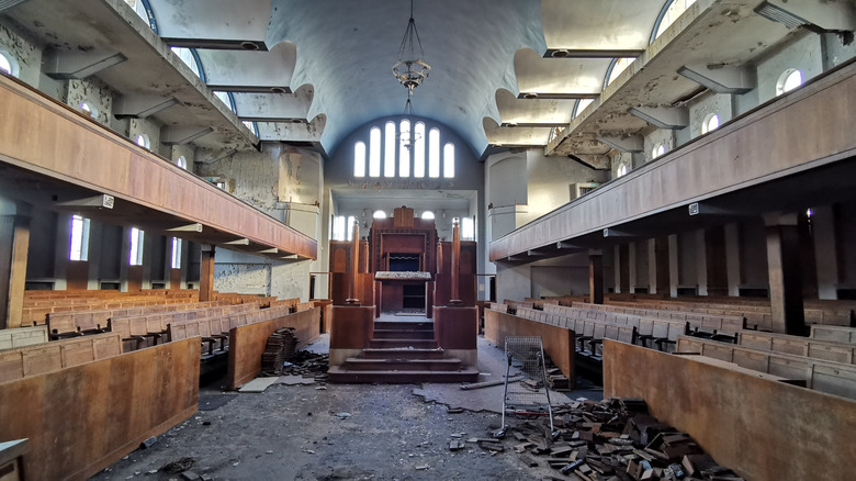 Abandoned Greenbank Synagogue in Liverpool