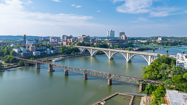 The Knoxville skyline