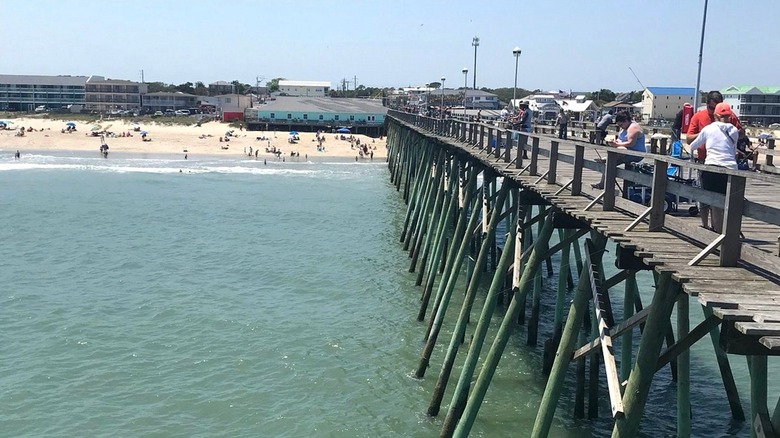 The fishing pier at Kure Beach