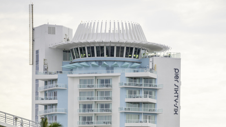 View of the top of Pier Sixty-Six in Fort Lauderdale