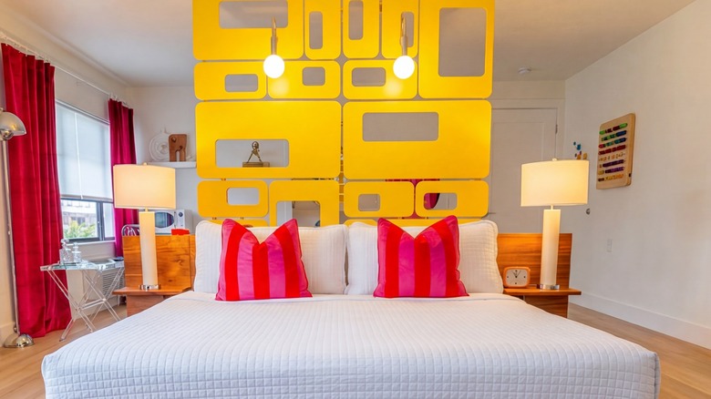 View of a guest room at the Sunset Inn and Cabanas