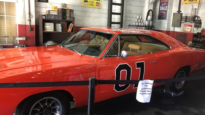 The General Lee from Dukes of Hazzard at Cooter's Place in Pigeon Forge, Tennessee