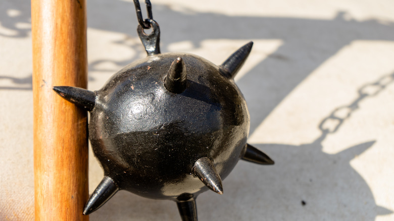 A spiked morning star weapon