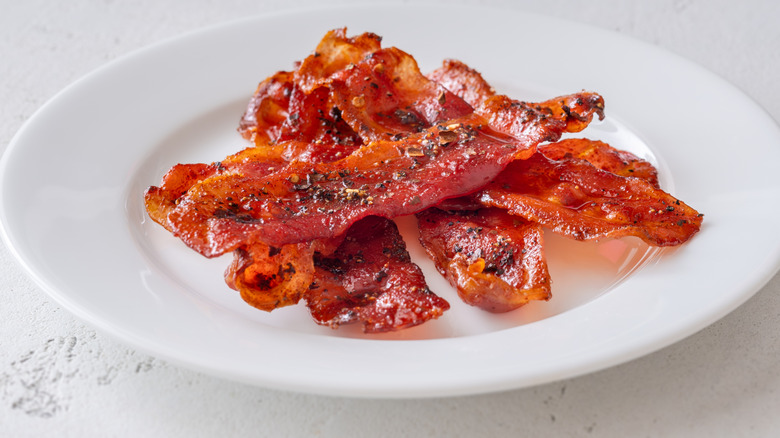 Bacon on a platter