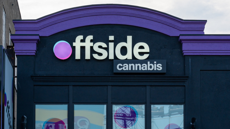 An Offside Cannabis store in Niagara Falla