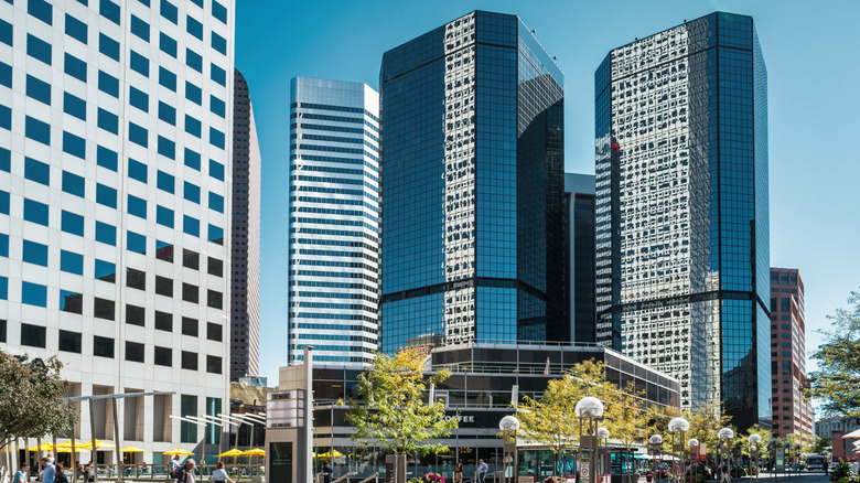 A mall in Downtown Denver
