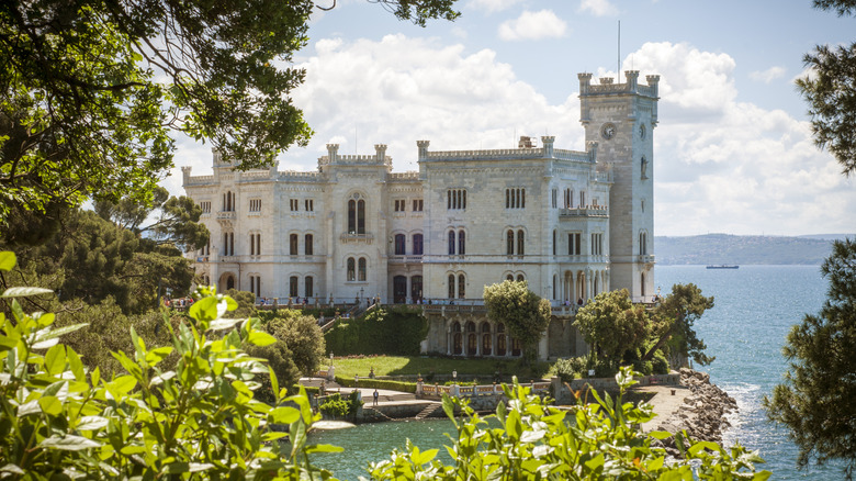 Miramare Castle in Trieste, Italy