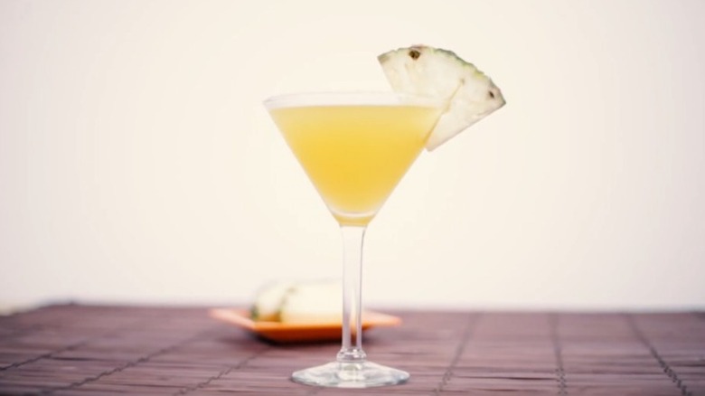 clipper-tini on a table