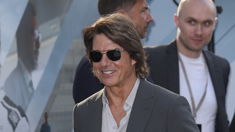 Tom Cruise at a movie premier in London