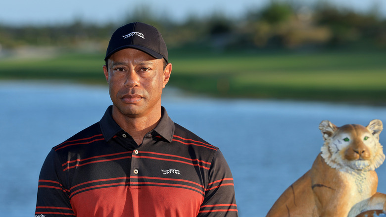 Tiger Woods at The Albany Championship Golf Course