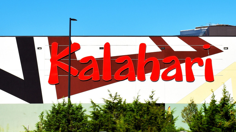 Exterior signage at Kalahari Resort in Spotsylvania County, Virginia