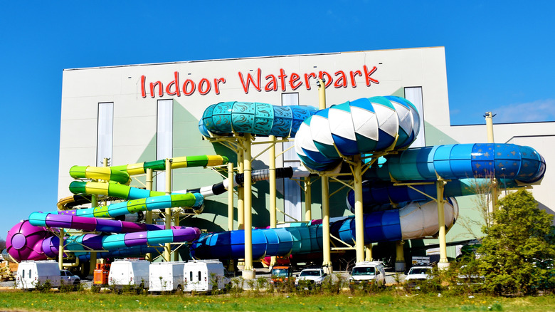 Exterior view of Kalahari Resort Indoor Waterpark in Spotsylvania County, Virginia