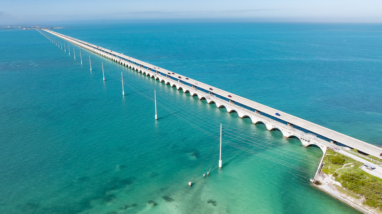 The Seven Mile Bridge on the Overseas Highway.