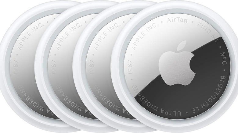 Four Apple AirTags