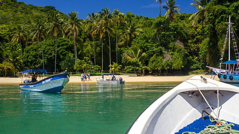 Boats at Ilha Grande
