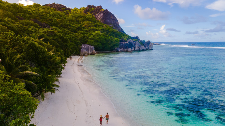 Beach on La Digue