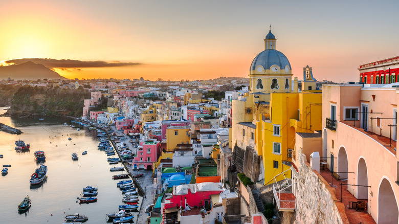 Procida at dusk