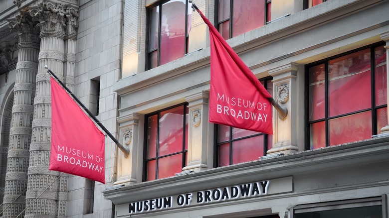The entrance to the Museum of Broadway