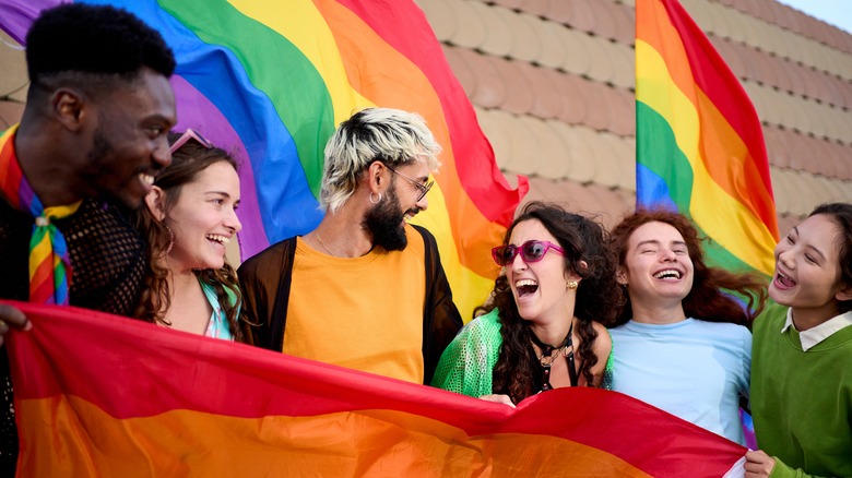 Members of the LGBTQ+  community