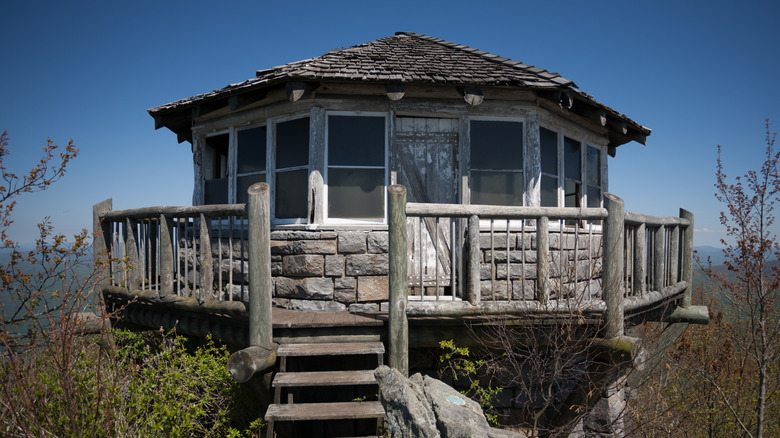 Mount Cammerer Fire Tower, Great Smoky Mountains National Park, USA