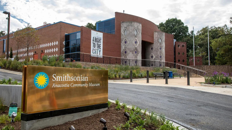 The exterior of the Smithsonian's Anacostia Community Museum, Washington, D.C.
