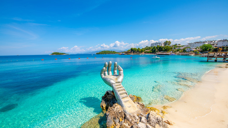 Beach in Ksamil Albania