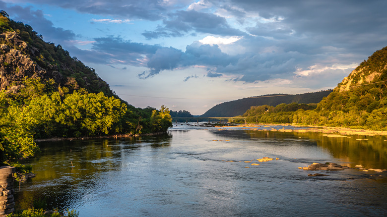 The Potomac River as seen from Harper's Ferry National Historic Park