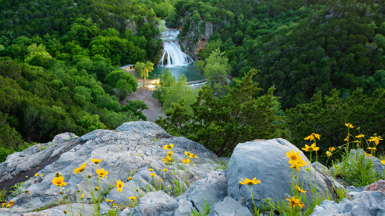 Turner Falls, Oklahoma, from a distance