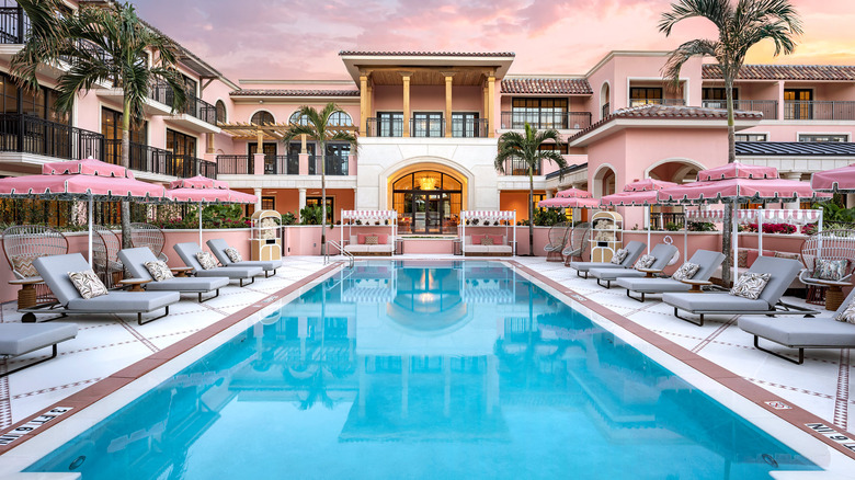 View of Palm House pool