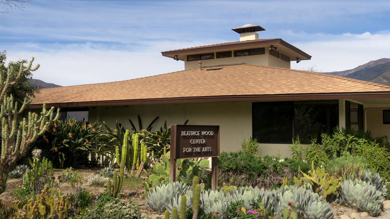 outside shot of the Beatrice Wood Center for the Arts in Ojai